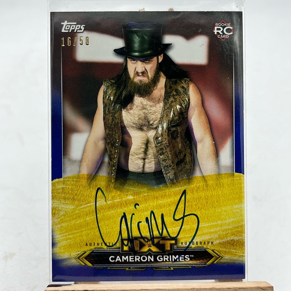 Cameron Grimes On-Card Auto RC